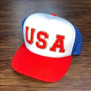 USA Red, White & Blue Trucker Hat